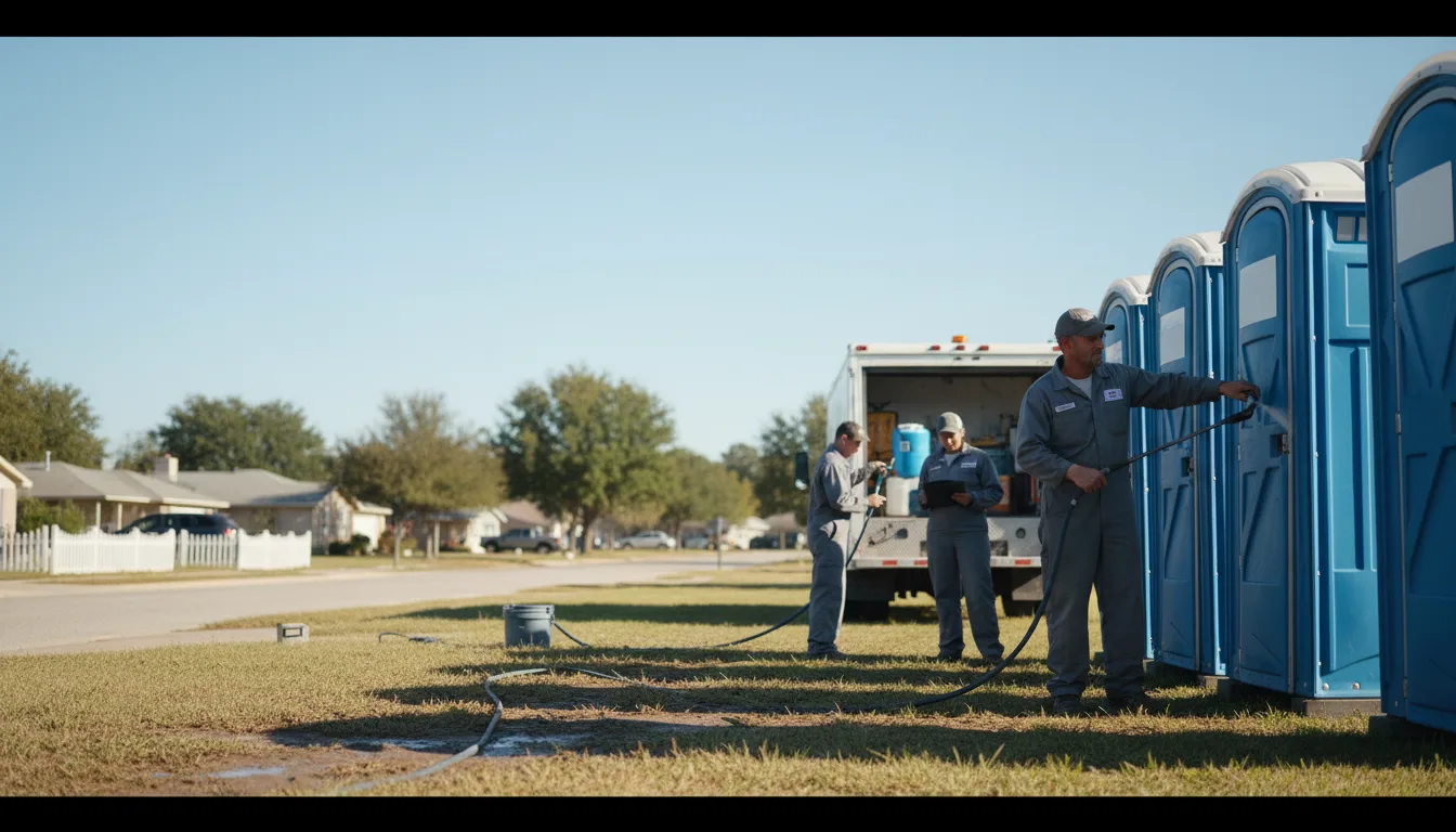 Long-Term Portable Toilet Rental in Uniondale, IN near me